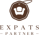 The expats partner logo.