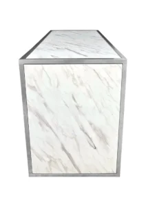 BROOKLYN™ BAR COUNTER (BT7 - LW) BIANCO WHITE SIDE