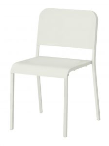 a mell chair on a white background
