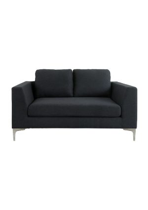 MANHATTAN SOFA DOUBLE SEATER BLACK