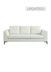 manhattan sofa three seater white
