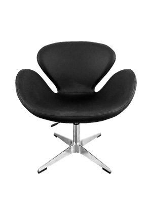 Swan Chair - Single Seater Black