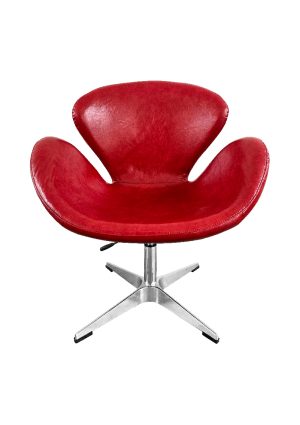 Swan Chair - Single Seater Vintage Red