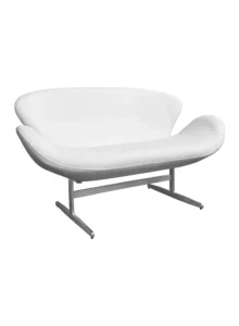 SWAN SOFA - DOUBLE SEATER - WHITE (SF13 - DW)