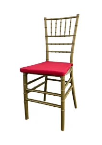 TIFFANY CHAIR GOLD - RED SEAT (CH7 - TGR) 2026