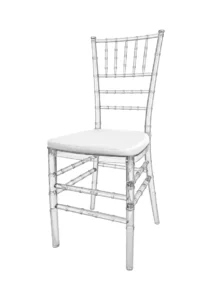 TIFFANY CHAIR TRANSPARENT - WHITE SEAT (CH7 - TTW) 2026