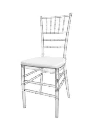 TIFFANY CHAIR TRANSPARENT - WHITE SEAT (CH7 - TTW) 2026
