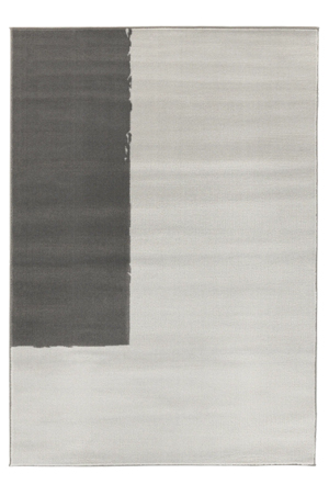 a rug light & medium grey on a white background