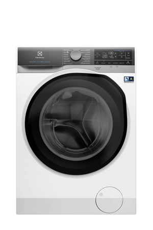 an 11kg ultimatecare 900 washing machine with autodose technology on a white background
