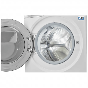 an 11kg ultimatecare 900 washing machine with the door open on a white background