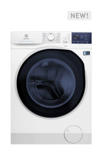 a white 75kg ultimatecare™ 700 washer dryer with the door open