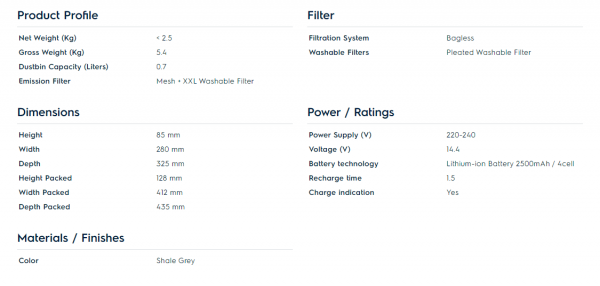 A list of ingredients for the Pure i9.2.