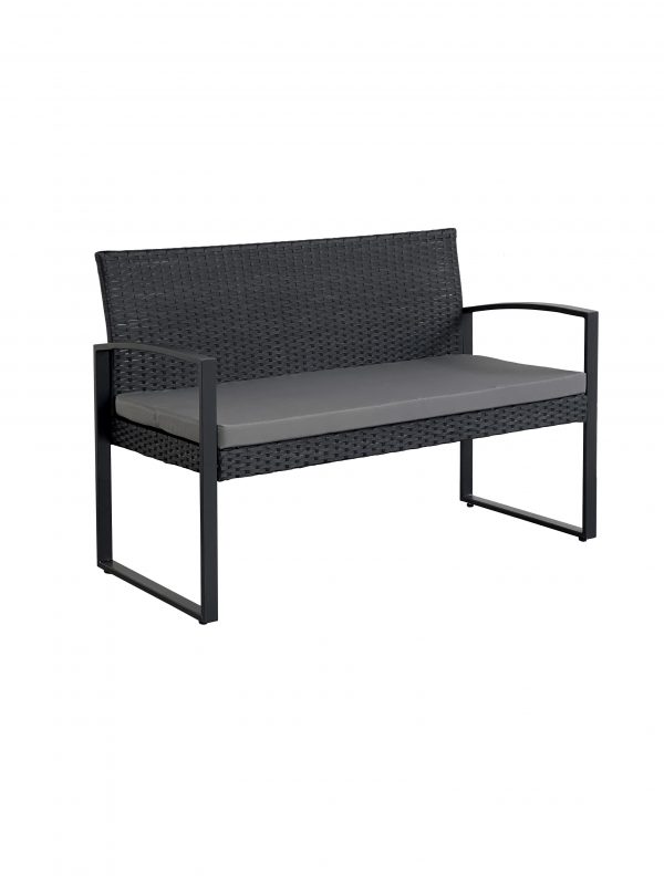 An Outback Outdoor – Double Seater with grey cushion.