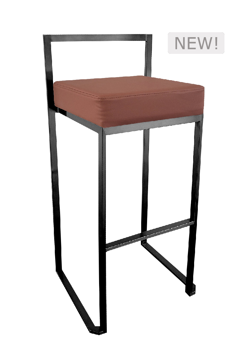 cubo bar stool black brown