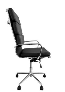 Eames Padded Executive Chair Highback Black