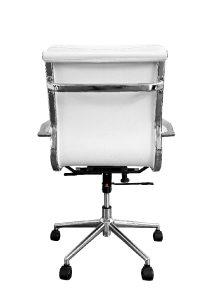 Eames Padded Executive Chair Midback White