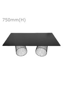 Birdcage Table & Long Top - Black