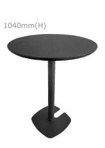 Fin™ Bar Table & Round Top - Black