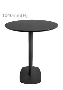 Fin™ Bar Table & Round Top - Black