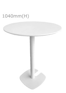 Fin™ Bar Table & Round Top - White