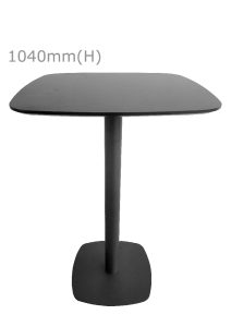 Fin™ Bar Table & Squarish Top - Black