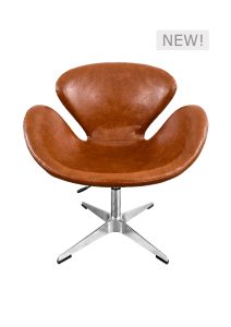 Swan Chair - Single Seater Vintage Brown