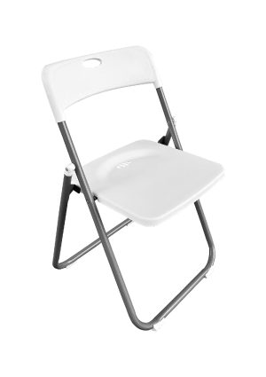 Boxster Seminar Folding Chair - White