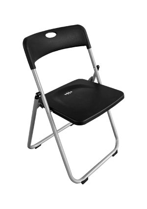 Boxster Seminar Folding Chair - Black