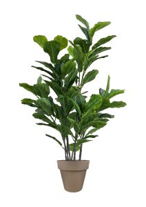 FAUX GREEN FIG 140CM IN BROWN PLANTER (FL86 - FIGBR)