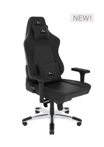 BEHEMOTH PU LEATHER GAMING CHAIR - BLACK (CH40_PUB)