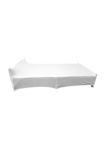 BIFOLD SINGLE BED - WHITE SPANDEX (BED9 - SWS)