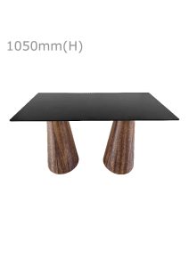 CONIC BAR TABLE™ & LONG TOP - BLACK (BT11 - LB)