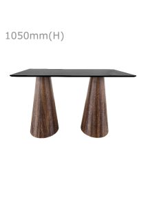 CONIC BAR TABLE™ & LONG TOP - BLACK (BT11 - LB)