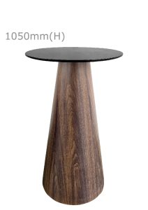 CONIC BAR TABLE™ & ROUND TOP - BLACK (BT11 - RB)