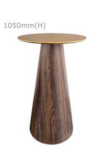 CONIC BAR TABLE™ & ROUND TOP - GOLD (BT11 - RG)