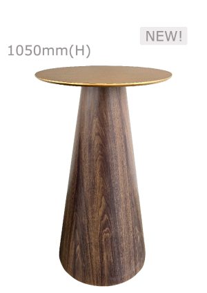 CONIC BAR TABLE™ & ROUND TOP - GOLD (BT11 - RG)