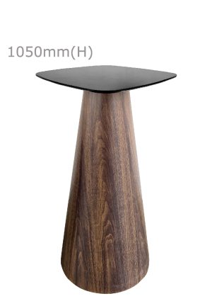 CONIC™ BAR TABLE - SQUARISH TOP - BLACK (BT11 - SB)