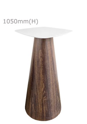 CONIC™ BAR TABLE - SQUARISH TOP - WHITE (BT11 - SW)