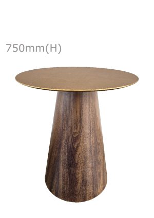 CONIC™ MEETING TABLE - ROUND TOP - GOLD (TB2 - RG)