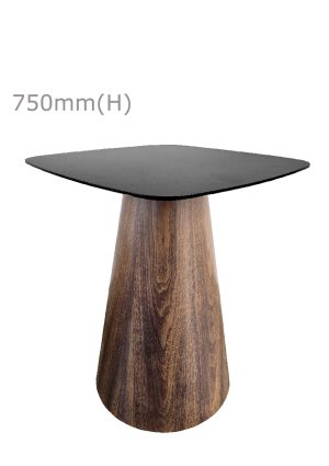 CONIC™ MEETING TABLE - SQUARISH TOP - BLACK (TB2 - SB)