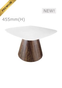 CONIC™ COFFEE TABLE - SQUARISH TOP - WHITE (CT28 - SW)_PREMIUM