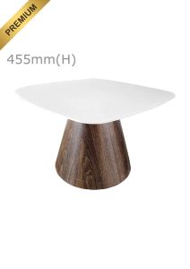 CONIC™ COFFEE TABLE - SQUARISH TOP - WHITE (CT28 - SW)_PREMIUM