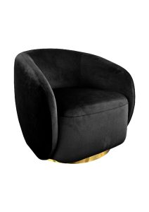 ODIN LOUNGE SOFA - SINGLE SEATER BLACK (SF7 - SB)