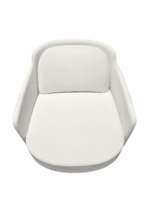 CROWN LOUNGE SOFA - SINGLE SEATER - WHITE (SF1 - CSW)