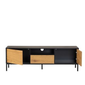 TVC9 SLIGO TV CONSOLE - 1.4M - BLACK OAK