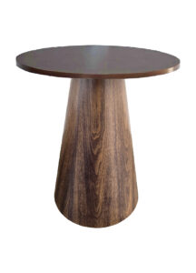 CONIC™ MEETING TABLE & ROUND TOP - WOOD (TB2 - RBR)