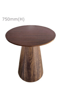 CONIC™ MEETING TABLE & ROUND TOP - WOOD (TB2 - RBR)