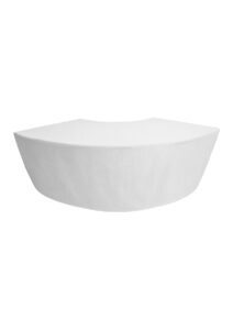 OCULAR CURVED WHITE LINEN TABLE (TB1 - CLW)