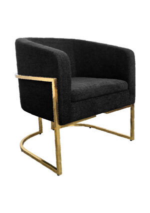 CHOVET LOUNGE ARMCHAIR BLACK (SF17 - SB)
