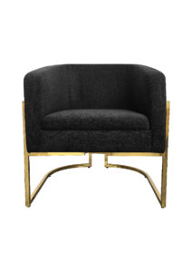CHOVET LOUNGE ARMCHAIR BLACK (SF17 - SB)